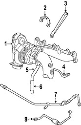 Foto de Turbo Original para Chrysler PT Cruiser Dodge Neon Marca CHRYSLER Remanufacturado Nmero de Parte RL064587AA