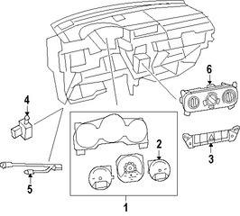 Foto de Lente de Panel de Instrumentos Original para Dodge Caliber 2010 2007 2008 2009 Marca CHRYSLER Nmero de Parte 68001782AA