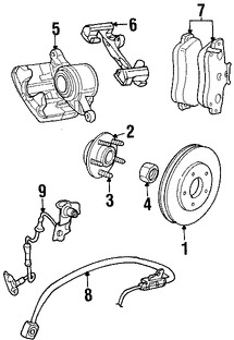 Foto de Tuerca de Eje Original para Chrysler Plymouth Dodge Marca CHRYSLER Nmero de Parte 6506263AA