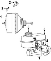 Foto de Vlvula de Control Reforzador de Frenos de Potencia Original para Dodge Viper Marca CHRYSLER Nmero de Parte 4485530