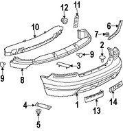 Foto de Cubierta del parachoques Original para Dodge Viper 2006 2008 2009 2010 Marca CHRYSLER Nmero de Parte 1CR60TZZAE