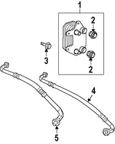 Foto de Tubo Enfriamiento de Aceite del Motor Original para Dodge Viper  Viper Marca CHRYSLER Nmero de Parte 5030631AE