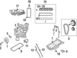 Foto de Kit de Cadena de Tiempo Original para Viper Dodge Viper Marca CHRYSLER Nmero de Parte 68026797AA