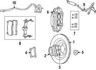 Foto de Tuerca de Eje Original para Viper   Dodge Viper Dodge Charger Marca CHRYSLER Nmero de Parte 6509598AA