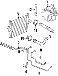 Foto de Enfriador en Lnea Original para Dodge Ram 3500 Dodge Ram 2500 Marca CHRYSLER Nmero de Parte 5170704AJ