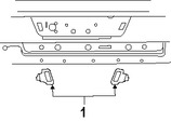 Foto de Lente de lmpara de placa Original para Dodge Ram 1500 Dodge Ram 3500 Dodge Ram 2500 Marca CHRYSLER Nmero de Parte 55078094AE