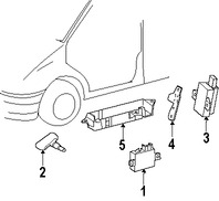 Foto de Sensor de control de presin de la llanta  Original para Dodge Sprinter 2500 2007 2008 2009 Dodge Sprinter 3500 2007 2008 2009 Marca CHRYSLER Nmero de Parte 68038945AA