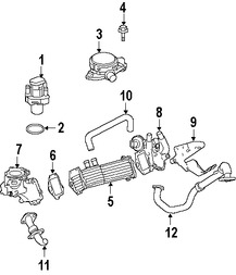 Foto de Manguera de retroalimentacin de presin EGR Original para Dodge Sprinter 2500 2007 2008 2009 Dodge Sprinter 3500 2007 2008 2009 Marca CHRYSLER Nmero de Parte 68014093AA