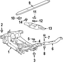 Foto de Soporte / Compacto del motor Original para Dodge Sprinter 3500 2007 2008 2009 Dodge Sprinter 2500 2007 2008 2009 Marca CHRYSLER Nmero de Parte 68091964AA