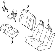 Foto de Respaldo completo de Asiento Original para Dodge Sprinter 2500 2007 2008 2009 Dodge Sprinter 3500 2007 2008 2009 Marca CHRYSLER Nmero de Parte 1HG911F7AA