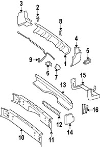 Foto de Cubierta del parachoques Original para Dodge Sprinter 2500 2007 2008 2009 Dodge Sprinter 3500 2007 2008 2009 Marca CHRYSLER Nmero de Parte 1HA78P01AA