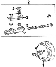 Foto de Depsito del Cilindro Maestro del Freno Original para Dodge B150 Dodge B1500 Dodge B250 Dodge B2500 Dodge B350 Dodge B3500 Marca CHRYSLER Nmero de Parte 4294783