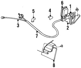 Foto de Mdulo de Control de Crucero Original para Dodge Jeep Marca CHRYSLER Nmero de Parte 53009315