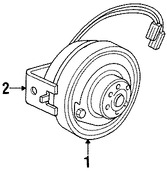 Foto de Claxon / Corneta / Bocina / Pito Original para Dodge B1500 Dodge B2500 Dodge B3500 Marca CHRYSLER Nmero de Parte 56007492AB