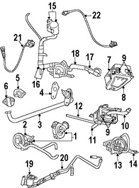 Foto de Empacadura Manguera EGR Original para Dodge Chrysler Jeep Eagle Plymouth Marca CHRYSLER Nmero de Parte 5277723