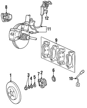 Foto de Conjunto de Cojinete de Rodamiento y Maza Original para Chrysler Dodge Plymouth Marca CHRYSLER Nmero de Parte 4641517AD