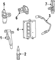 Foto de Cable de Bujia Original para Dodge Dakota 2008 2009 2010 Dodge Ram 1500 2009 2010 Marca CHRYSLER Nmero de Parte 5149051AD