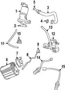 Foto de Empacadura de Vlvula EGR Original para Dodge Jeep Chrysler Marca CHRYSLER Nmero de Parte 53034006AB