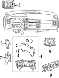 Foto de Interruptor de Luz de Freno Original para Jeep Dodge Chrysler Eagle Plymouth Marca CHRYSLER Nmero de Parte 4671336AD