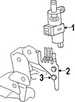 Foto de Bomba de Agua Auxiliar del Motor Original para Dodge Durango 2004 2005 2006 2007 Marca CHRYSLER Nmero de Parte 55056340AA