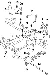 Foto de Barra de Torsion Original para Dodge Durango Chrysler Marca CHRYSLER Nmero de Parte 52113160AA