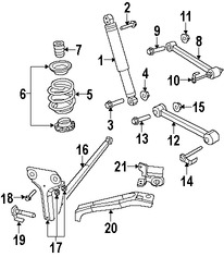 Foto de Barra Transversal Original para Dodge Nitro Jeep Liberty Marca CHRYSLER Nmero de Parte 52109914AB