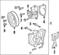 Foto de Bomba de agua del motor Original para Jeep Dodge Chrysler  Fiat Marca CHRYSLER Nmero de Parte 68046026AA