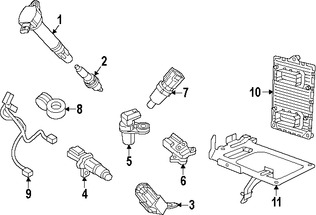 Foto de Sensor de Detonacin Original para Jeep Chrysler Dodge Marca CHRYSLER Nmero de Parte 68166540AA