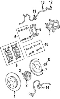 Foto de Arandela de Manguera Hidrulica al Caliper Original para Dodge Journey Chrysler 300 Marca CHRYSLER Nmero de Parte 6502114