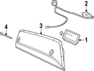 Foto de Zcalo de Luz de Placa Original para Dodge Journey 2009 2010 Marca CHRYSLER Nmero de Parte 68188227AA