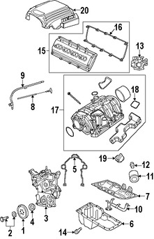 Foto de Tapa de Valvula del Motor Original para Dodge  Chrysler Jeep Marca CHRYSLER Nmero de Parte 53022085AD