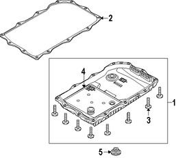 Foto de Empacadura del Crter Transmision Automatica Original para Dodge Challenger Dodge Charger   Chrysler 300 Marca CHRYSLER Nmero de Parte 68261185AA