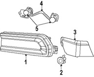 Foto de Bombilla de luz trasera Original para Chrysler Dodge Plymouth Jeep Marca CHRYSLER Nmero de Parte L0003057