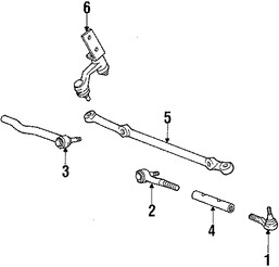 Foto de Manga de Ajuste de Terminal de Direccin Original para Dodge Ram 50 Mitsubishi Mighty Max Mitsubishi Montero Mitsubishi Van Marca CHRYSLER Nmero de Parte MB122205