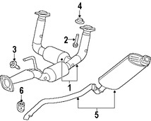 Foto de Silenciador Original para Jeep Grand Cherokee 2006 Marca CHRYSLER Nmero de Parte 52124038AG