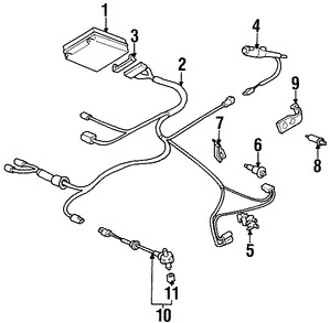 Foto de Mdulo de Control de Crucero Original para Jeep Cherokee Jeep Comanche Jeep Wagoneer Jeep J10 Jeep J20 Jeep Wrangler Marca CHRYSLER Nmero de Parte 53003973