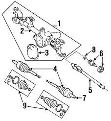 Foto de Juego Bota para Junta Homocinetica Original para Jeep Cherokee Jeep Comanche Jeep Wagoneer Marca CHRYSLER Nmero de Parte 83500698