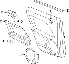 Foto de Apoyabrazos Original para Jeep Compass Jeep Patriot Marca CHRYSLER Nmero de Parte 1AA24XDVAB