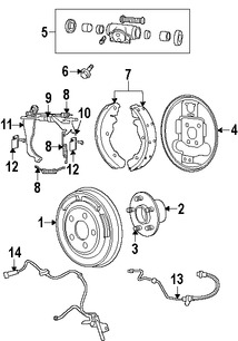 Foto de Palanca de Freno de Parking Original para Jeep Patriot Jeep Compass Marca CHRYSLER Nmero de Parte 5191303AA