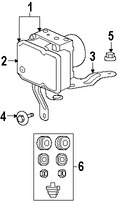 Foto de Mdulo de control de ABS Original para Jeep Liberty 2008 Marca CHRYSLER Nmero de Parte 68025876AC