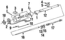 Foto de Interruptor del limpiaparabrisas Original para Jeep Wrangler Jeep Cherokee Jeep Grand Wagoneer Jeep J10 Jeep J20 Jeep Comanche Marca CHRYSLER Nmero de Parte 56000031