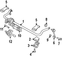 Foto de Enlace extremo de Barra Estabilizadora de Suspension Original para Jeep Wrangler Marca CHRYSLER Nmero de Parte 52059975AC