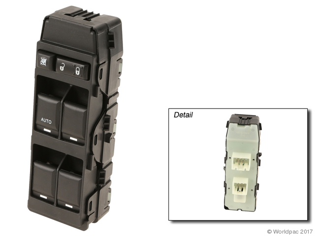 Foto de Interruptor de vidrio elctrico de la puerta para Jeep, Chrysler, Mitsubishi, Dodge Marca Dorman Nmero de Parte W0133-2063052