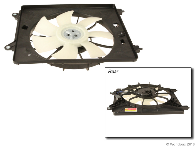 Foto de Ventilador del Condesador del Aire Acondicionado para Honda Civic Honda CR-V Honda Element Acura RSX Marca Dorman Nmero de Parte W0133-2093762