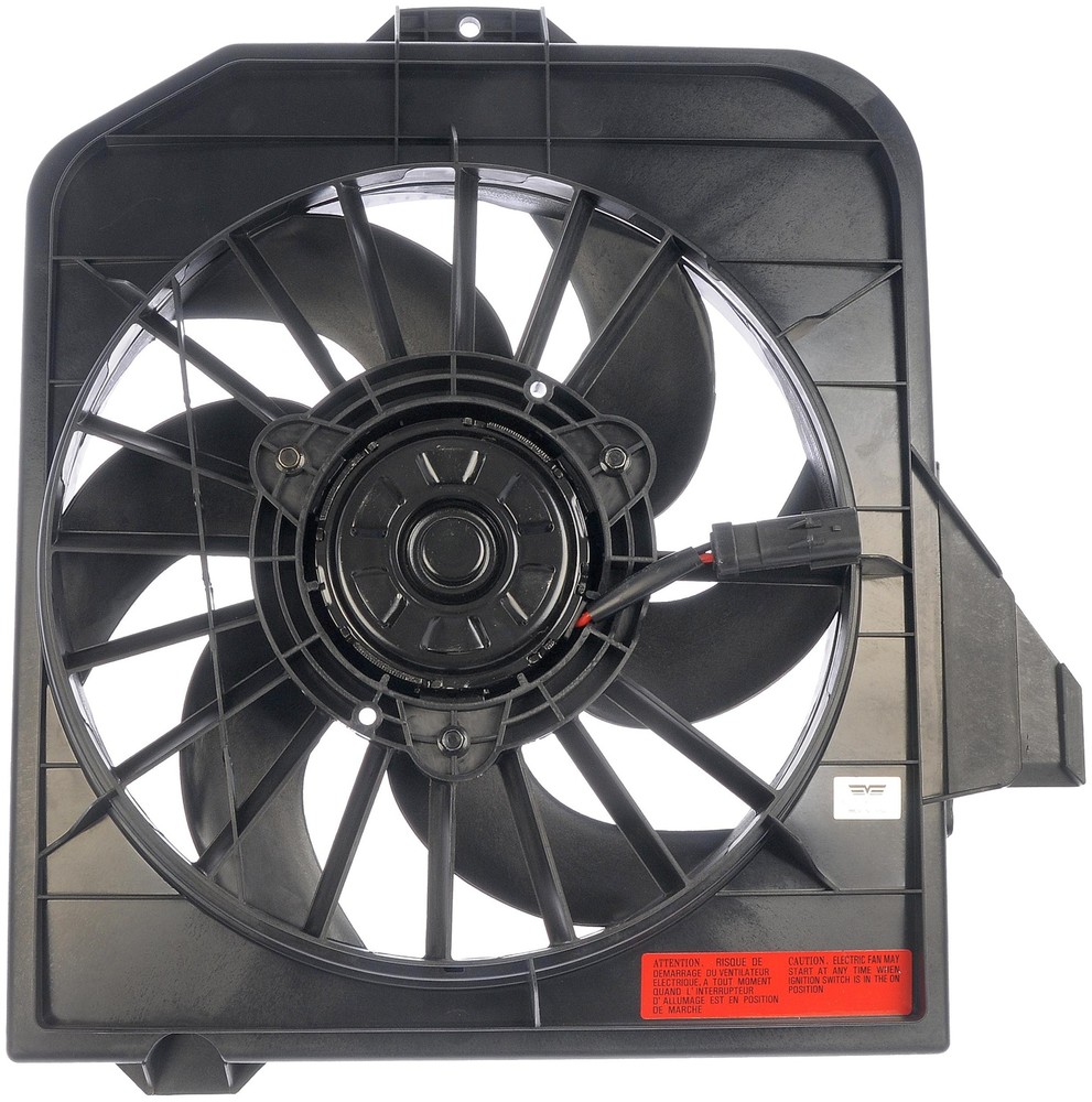 Foto de Ventilador del Condesador del Aire Acondicionado para Chrysler Town & Country Dodge Grand Caravan Marca DORMAN Nmero de Parte 620-017