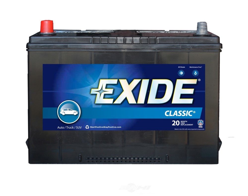 Foto de Batera Exide Classic - CCA: 700 para Rover Alfa Romeo Isuzu Dodge Ford Acura Nissan Toyota Marca EXIDE BATTERIES NEW Nmero de Parte 27C