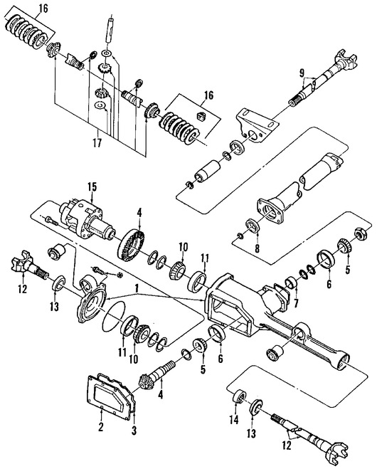 Foto de Rodamiento de Eje Propulsor Original para Ford Tempo Mercury Topaz Marca FORD Nmero de Parte E3TZ3C123C