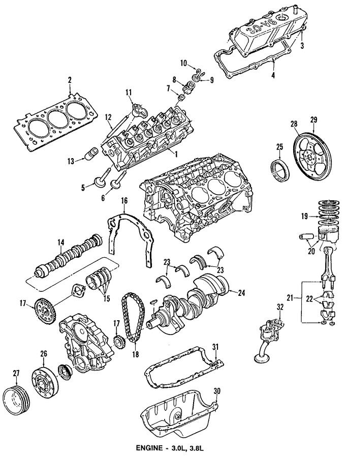 Foto de Balanceador Armnico Original para Ford Taurus 1990 1991 Mercury Sable 1990 1991 Marca FORD Nmero de Parte FODZ6316A