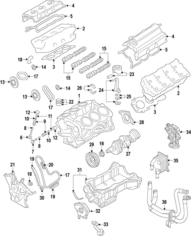 Foto de Seguidor del rbol de levas Original para Lincoln Ford Mercury Marca FORD Nmero de Parte AT4Z6500AAA