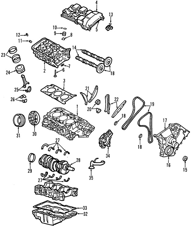 Foto de Culata del motor Original para Mercury Sable Mercury Mariner Ford Taurus Marca FORD Remanufacturado Nmero de Parte 2S7Z6049AALH